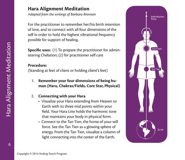 Healing Touch Level 3 Technique Review Cards - Sample Page 1