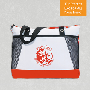 HT Tote Bag - "Caring for Yourself - Caring for Others" - Red